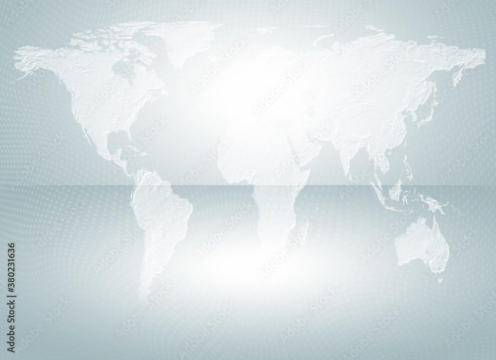 Poster gray gradient abstract background effect halftone graphic blur with world map , used for background 