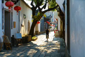 Naklejka premium Shanghai city and oriental tower in Shanghai China