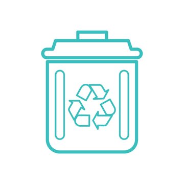 Recycle bin vector illustration