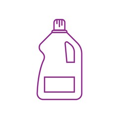 Detergent bottle vector illustration