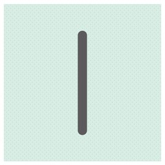 Letter I vector illustration