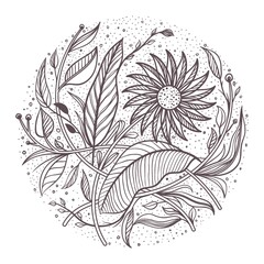 Intricate floral design