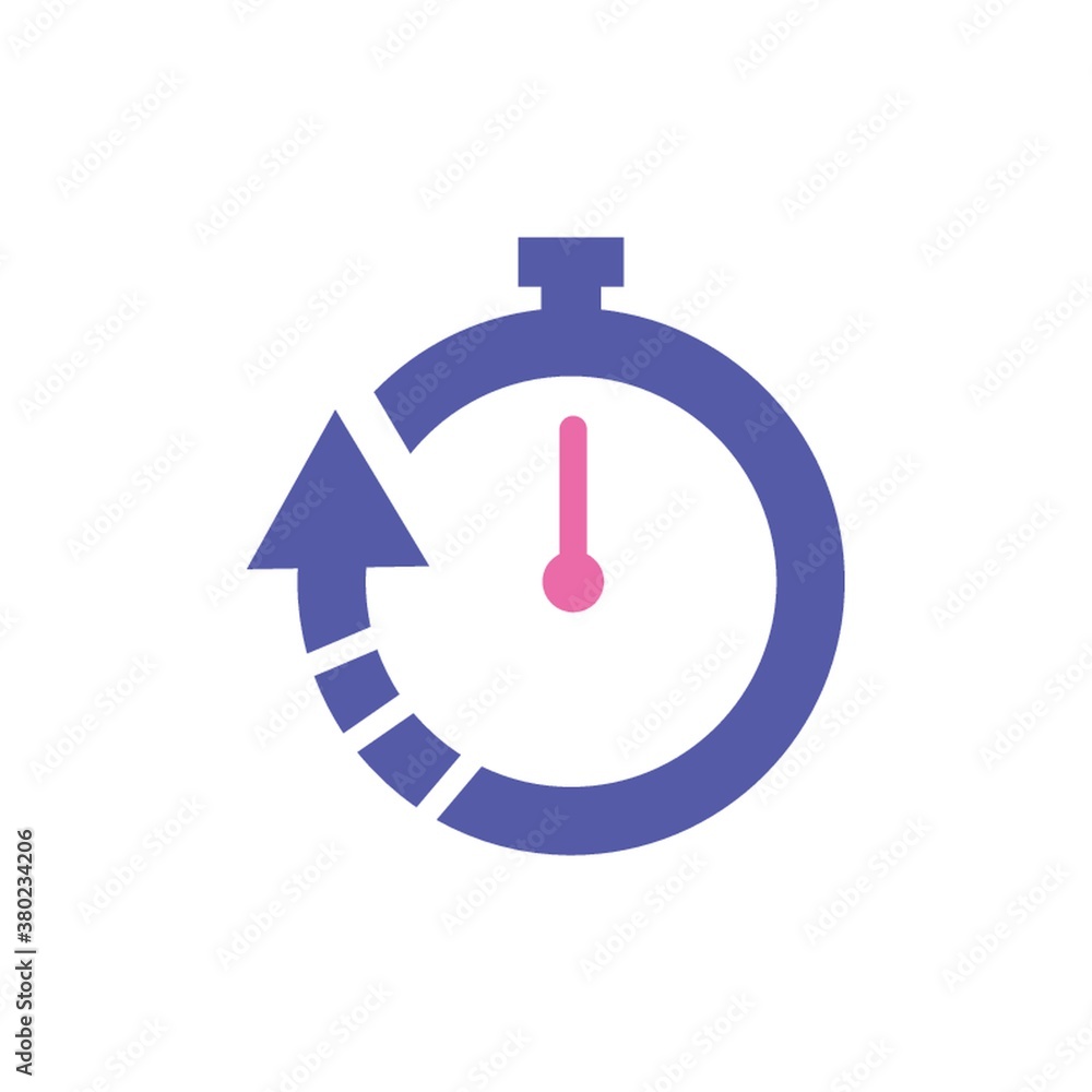 Poster Stopwatch vector illustration