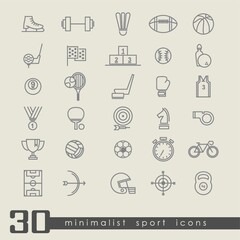 set of sports icons