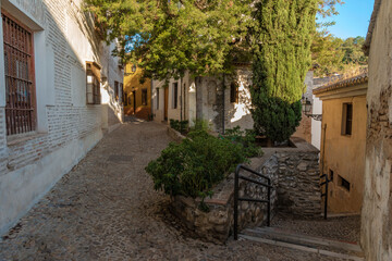 Albaicin street in Granada