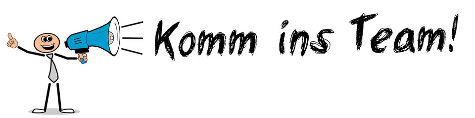 Komm ins Team! 