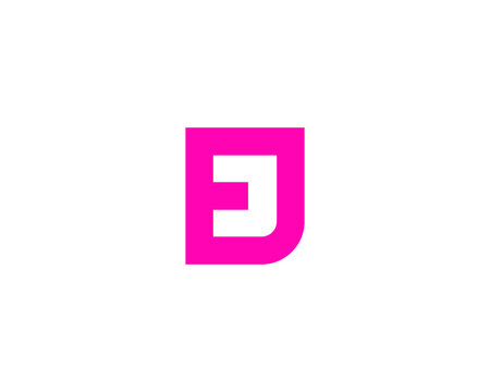EJ JE LETTER LOGO DESIGN VECTOR TEMPLATE. EJ JE LOGO DESIGN.