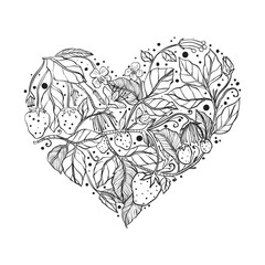intricate heart design
