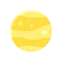 space or planet related mars planet with curved line and circles style vector in flat style,