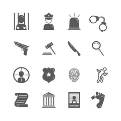 Collection of legal icons