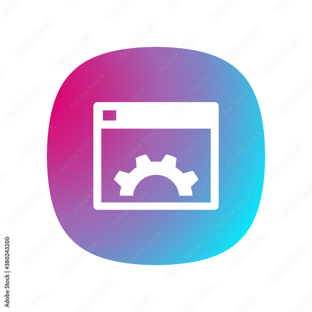 Wall mural web setup - button