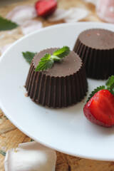 chocolate cake with chocolate