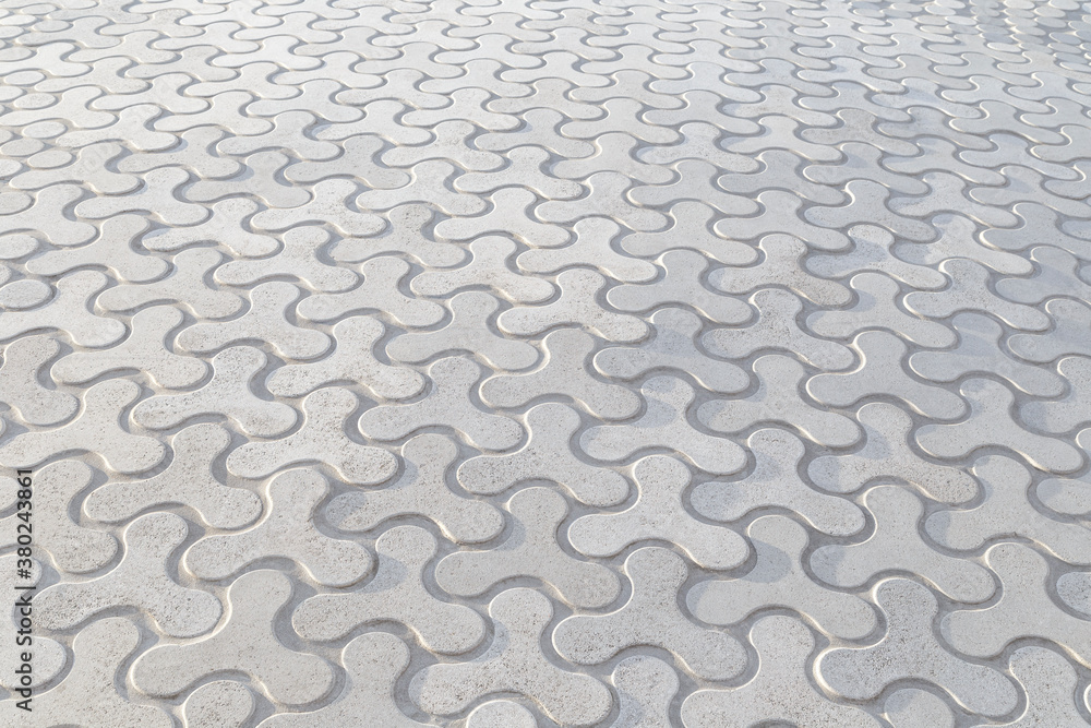 Poster abstract geometric white stone slab pattern on a sunny day. high resolution full frame textured back
