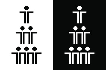 Line style people for design concept. Very suitable in various business purposes, also for icon, logo symbol and many more.