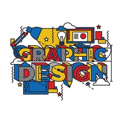 Graphic design lettering design