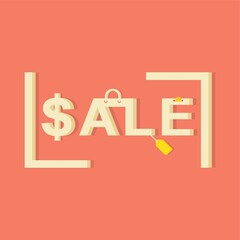 sale lettering design