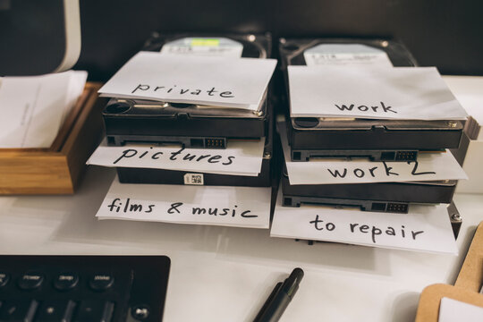 Labelled Hard Disk Drives