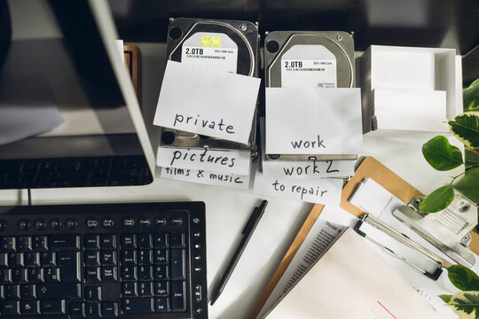 Labelled Hard Disk Drives