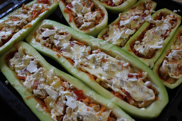 grilled chicken with vegetables