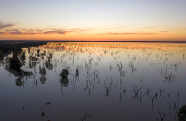 Menindee lakes in the far west of New South Wales, Australia. © 169169