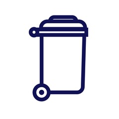 rubbish bin with wheels