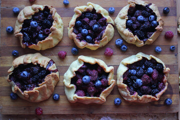 blueberry muffins with blueberries