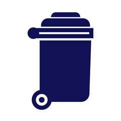 rubbish bin with wheels