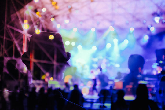 People at a music show