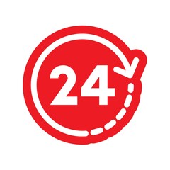 24 hours icon