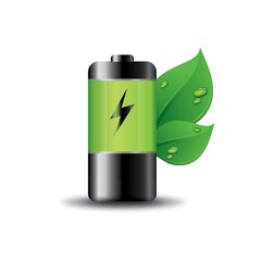 Battery with eco friendly concept