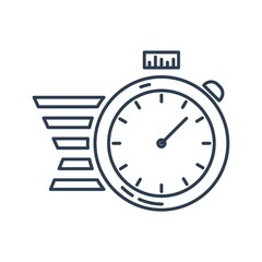 flying stopwatch icon