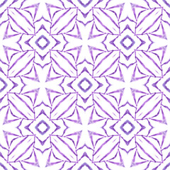 Striped hand drawn design. Purple wondrous boho 