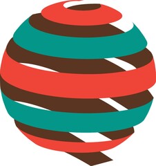 spherical logo element design