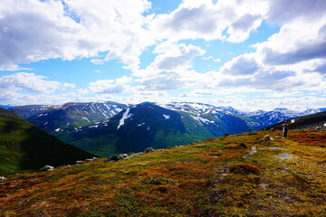 Beautiful mountains in Norway