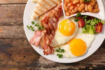 plate of english breakfast