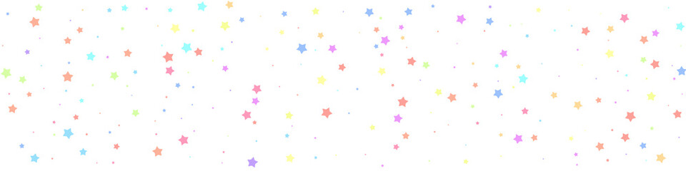 Festive splendid confetti. Celebration stars. Colo