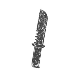 Combat knife icon