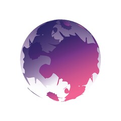 Globe logo element design