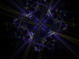 Imaginatory fractal background Image