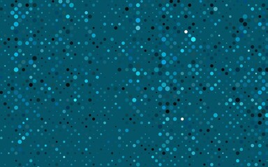 Light BLUE vector template with circles. Modern abstract illustration with colorful water drops. Design for business adverts.