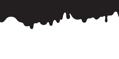 Slime pattern. Abstract slimed background. Black and white illustration