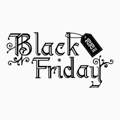 Black Friday vector template 