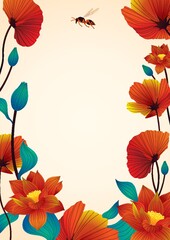 floral poster design