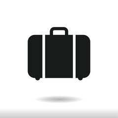 Suitcase icon vector eps 10