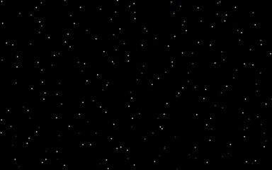 Dark Green vector layout with bright stars. Glitter abstract illustration with colored stars. Best design for your ad, poster, banner.