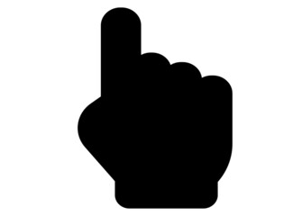 Obraz premium Pointer Icon for Graphic Design Projects 