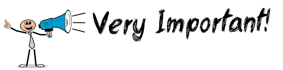 Obraz premium Very Important! 