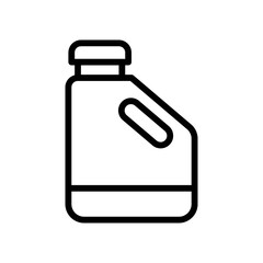 supper market or online shopping related bleach bottle or liquid can vector in lineal style,