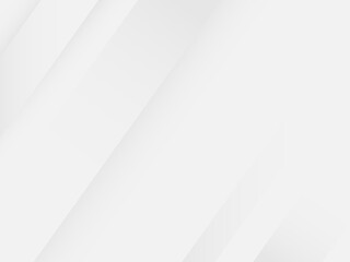 Creative minimal geometric with dynamic shapes abstract white and grey color background wallpaper.