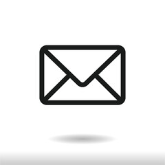 Email icon vector . Mail sign
